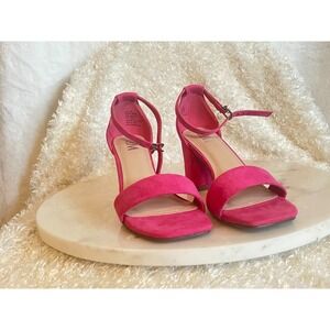 Chelsea Moreland Gala Heels, Size 6 Hot Pink Great for Spring Formals
